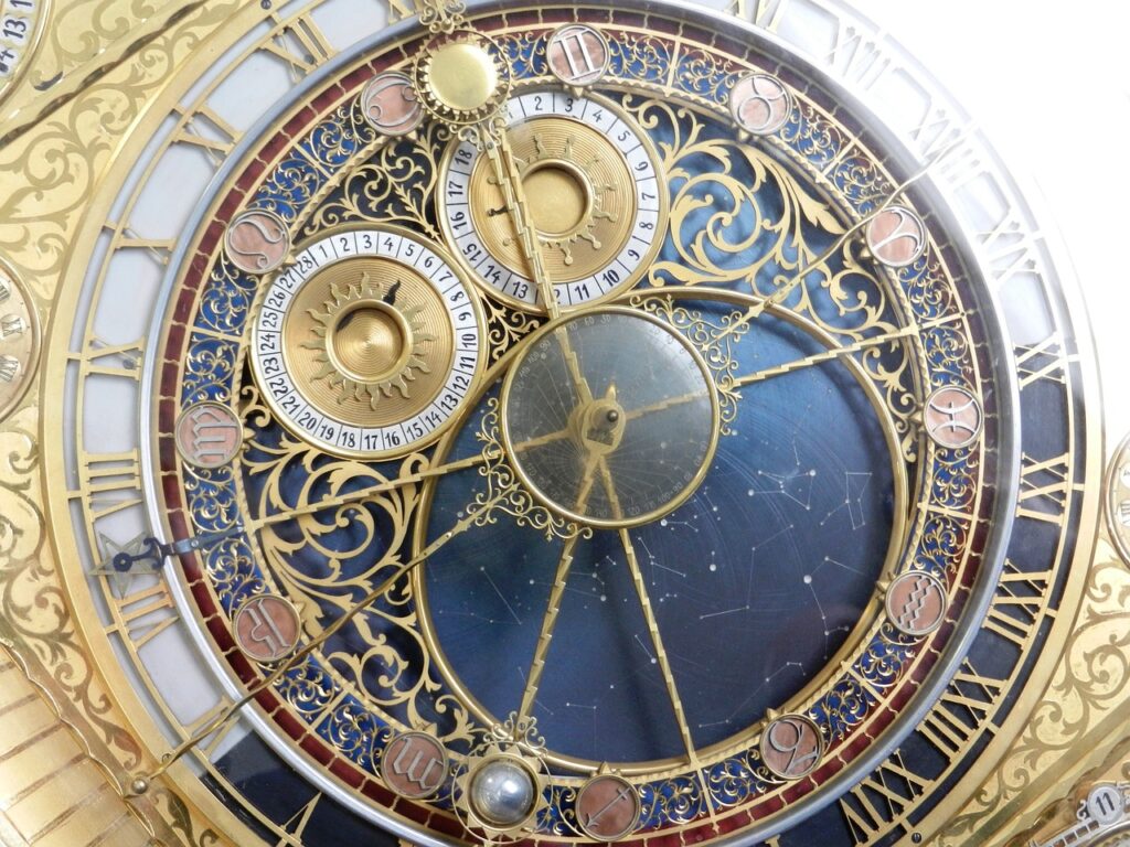 Montre avec heure miroir